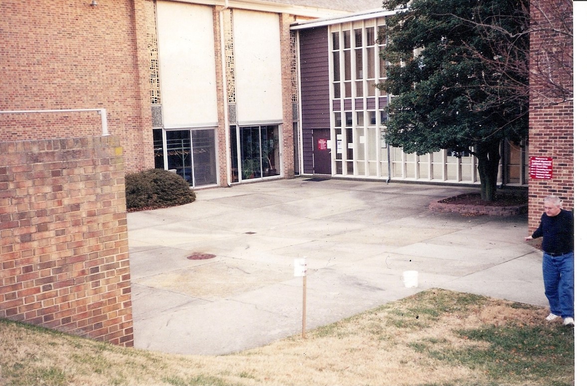 Kimball Memorial - Open Courtyard Before Enclosure