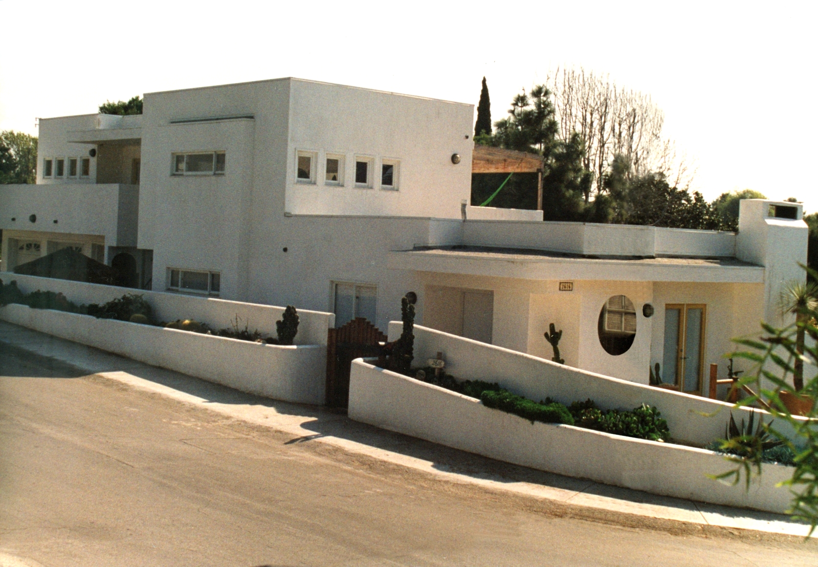 Desert Modern Residence After Elevated View